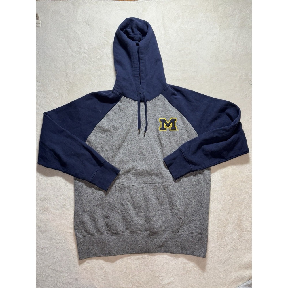 Michigan University Vintage Hoodie Sweatshirt Size XL Tailgate